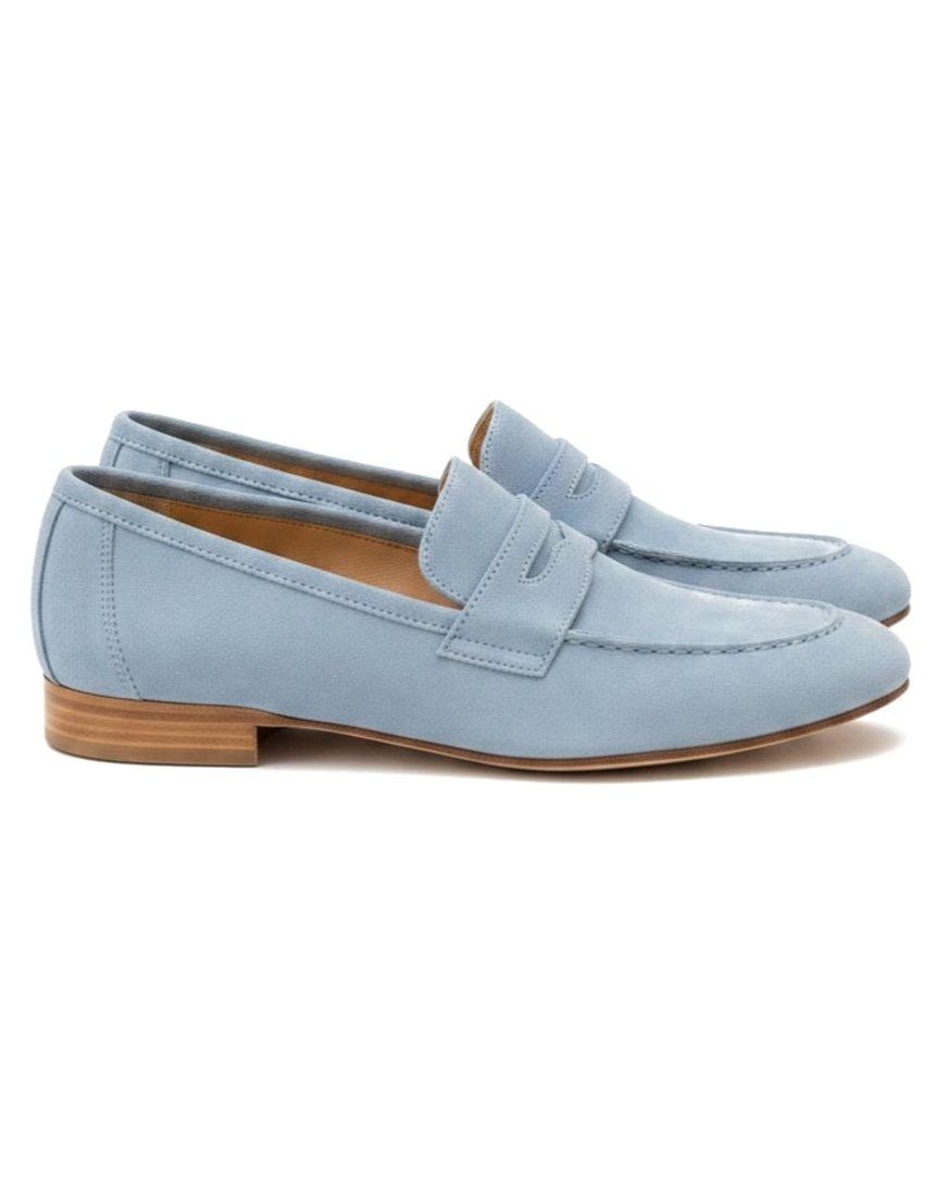 Les mocassins, en visuel de studio
